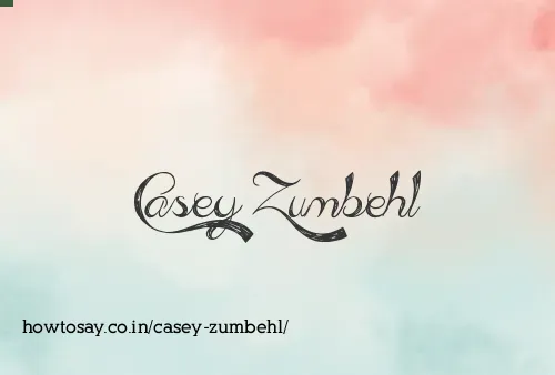 Casey Zumbehl