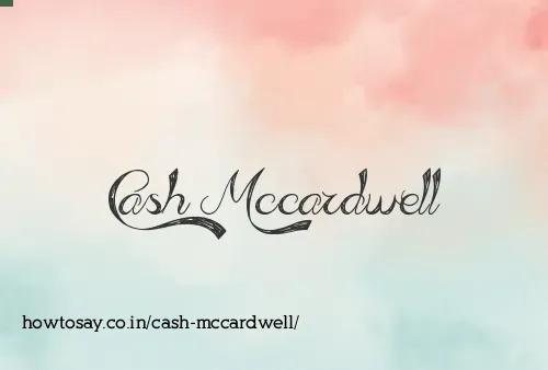 Cash Mccardwell