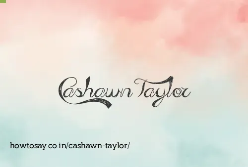Cashawn Taylor