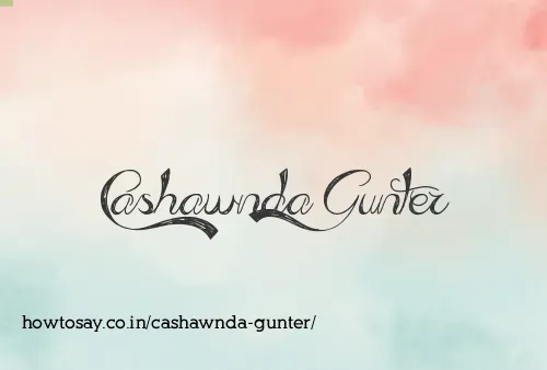 Cashawnda Gunter
