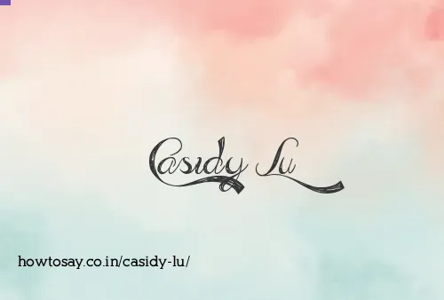 Casidy Lu