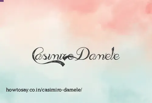 Casimiro Damele