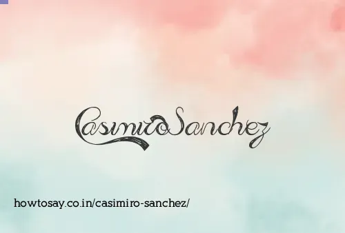 Casimiro Sanchez