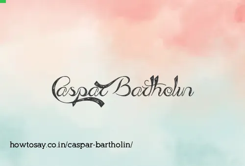 Caspar Bartholin