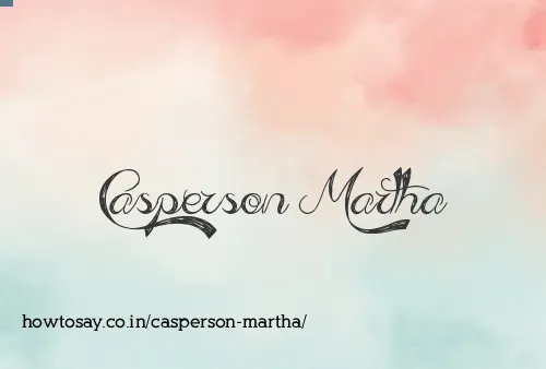 Casperson Martha
