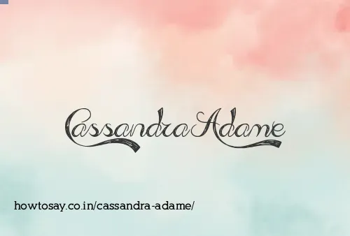 Cassandra Adame