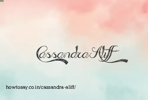 Cassandra Aliff