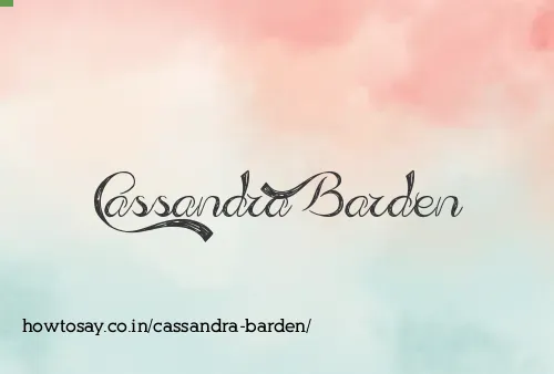 Cassandra Barden