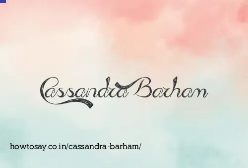 Cassandra Barham