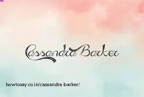 Cassandra Barker