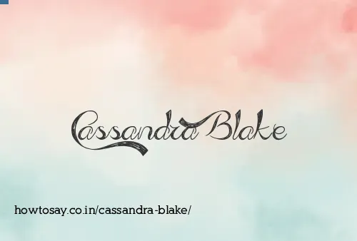 Cassandra Blake