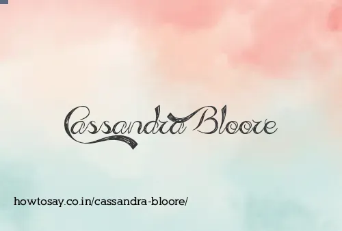 Cassandra Bloore