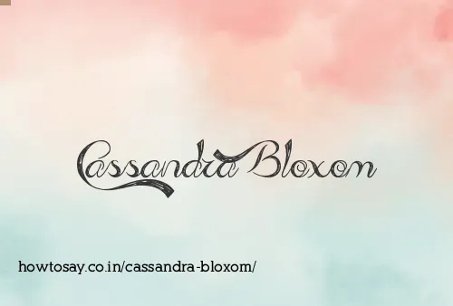 Cassandra Bloxom