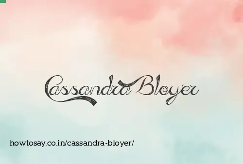 Cassandra Bloyer