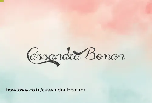 Cassandra Boman