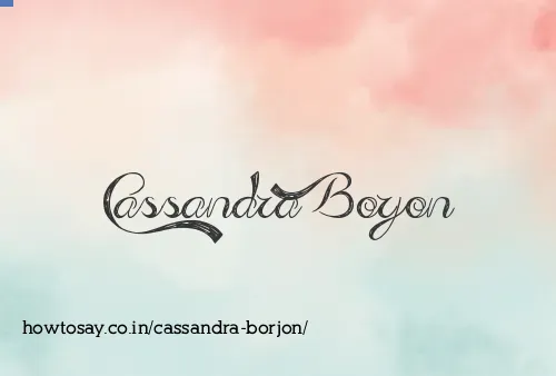 Cassandra Borjon