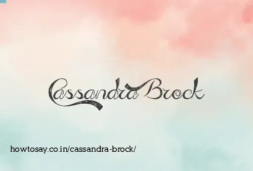 Cassandra Brock