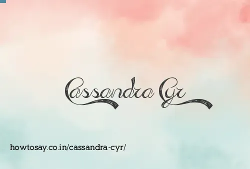 Cassandra Cyr