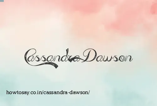 Cassandra Dawson