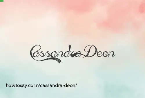 Cassandra Deon