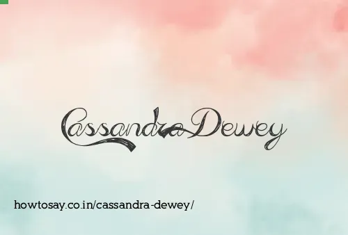 Cassandra Dewey
