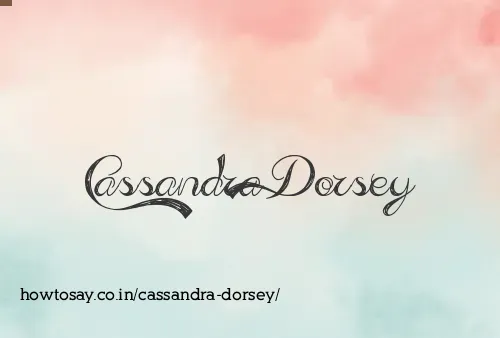 Cassandra Dorsey