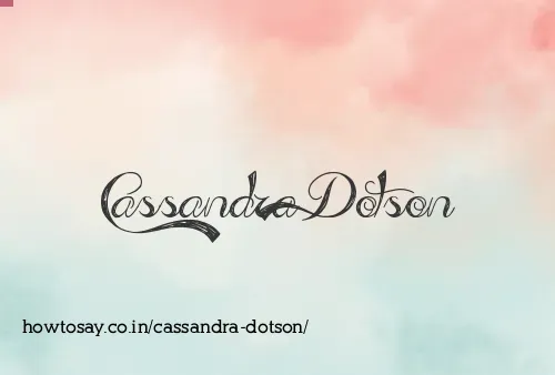 Cassandra Dotson