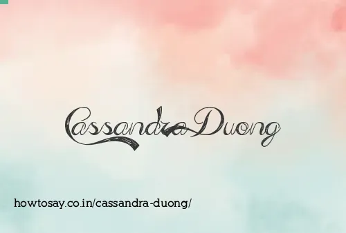 Cassandra Duong