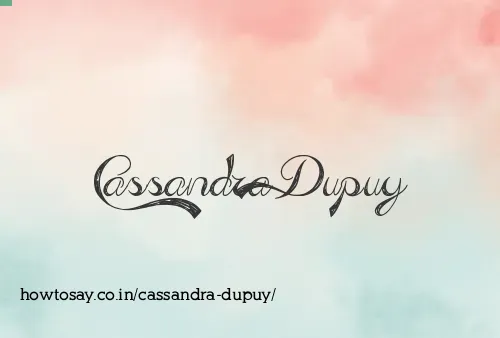 Cassandra Dupuy