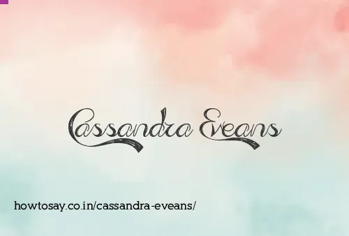 Cassandra Eveans