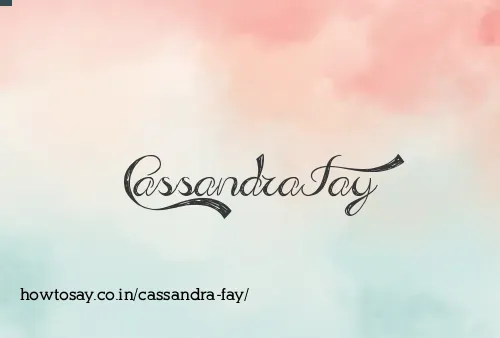 Cassandra Fay