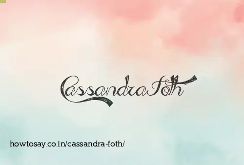 Cassandra Foth