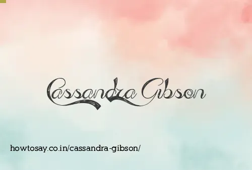 Cassandra Gibson