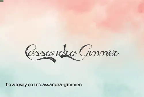 Cassandra Gimmer