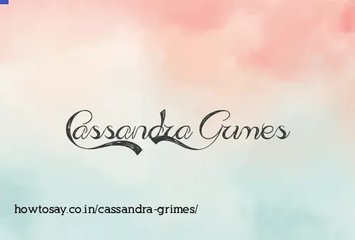 Cassandra Grimes