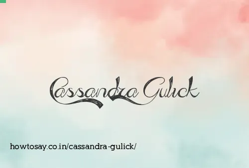 Cassandra Gulick