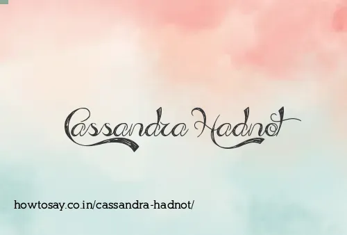 Cassandra Hadnot