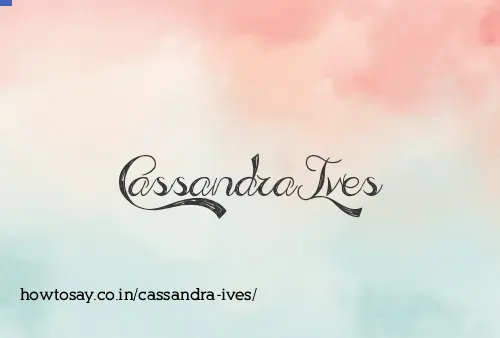 Cassandra Ives
