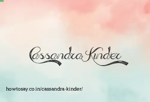 Cassandra Kinder