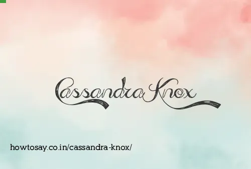 Cassandra Knox