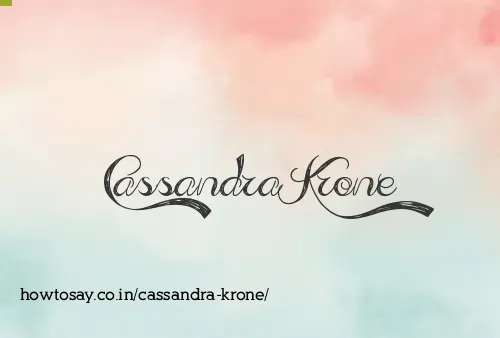 Cassandra Krone