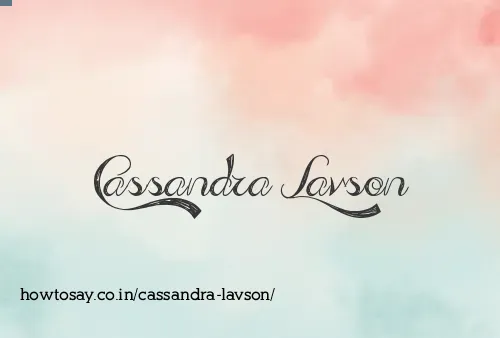Cassandra Lavson