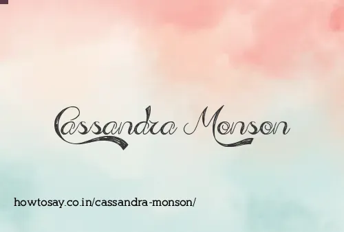 Cassandra Monson