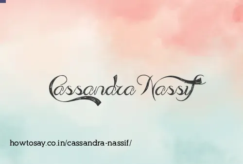 Cassandra Nassif
