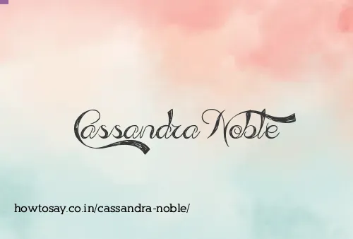 Cassandra Noble