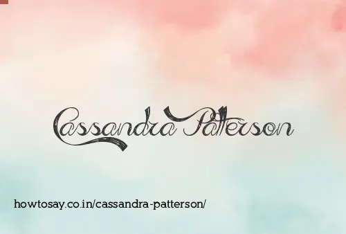 Cassandra Patterson