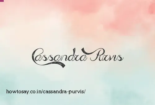 Cassandra Purvis
