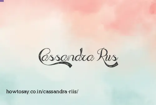 Cassandra Riis