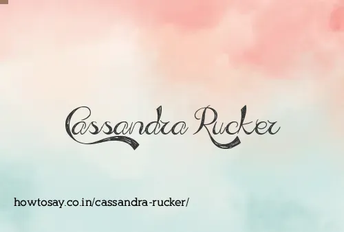 Cassandra Rucker