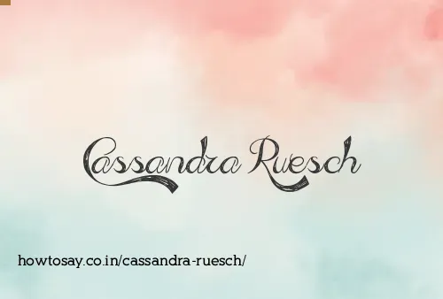 Cassandra Ruesch